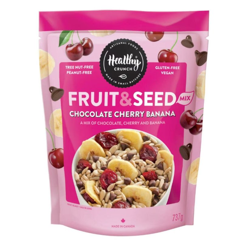 ヘルシークランチ フルーツ&シード ミックス 737g チョコレート チェリー バナナ Healthy Crunch グルテンフリー ヴィーガン ケト認証 ナッツ不使用 低糖質 トレイルミックス おやつ コストコ