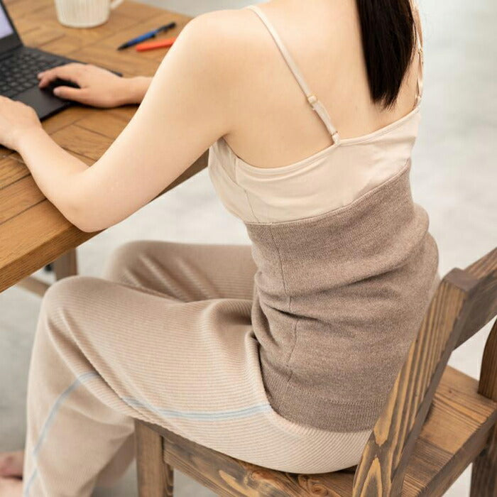 【マイテ】アルパカシルク 腹巻き|アルパカ+シルクで、薄手であたたかく、着ぶくれしない