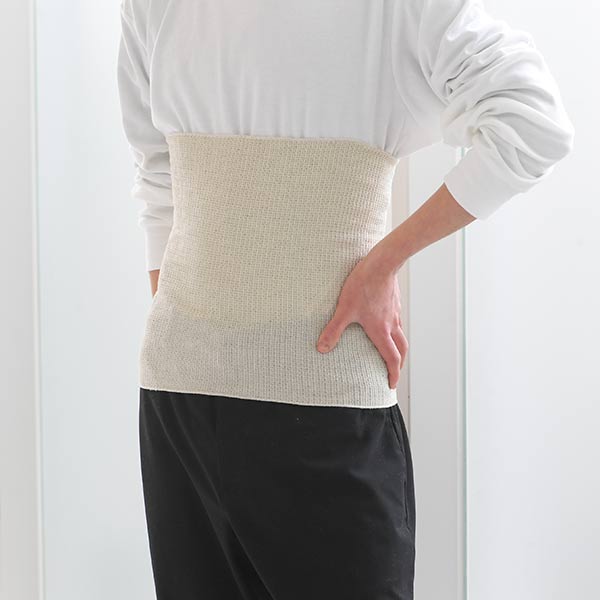 【ワシオ】うすい絹 腹巻|ソフトな着用感で優しく保温するシルク腹巻