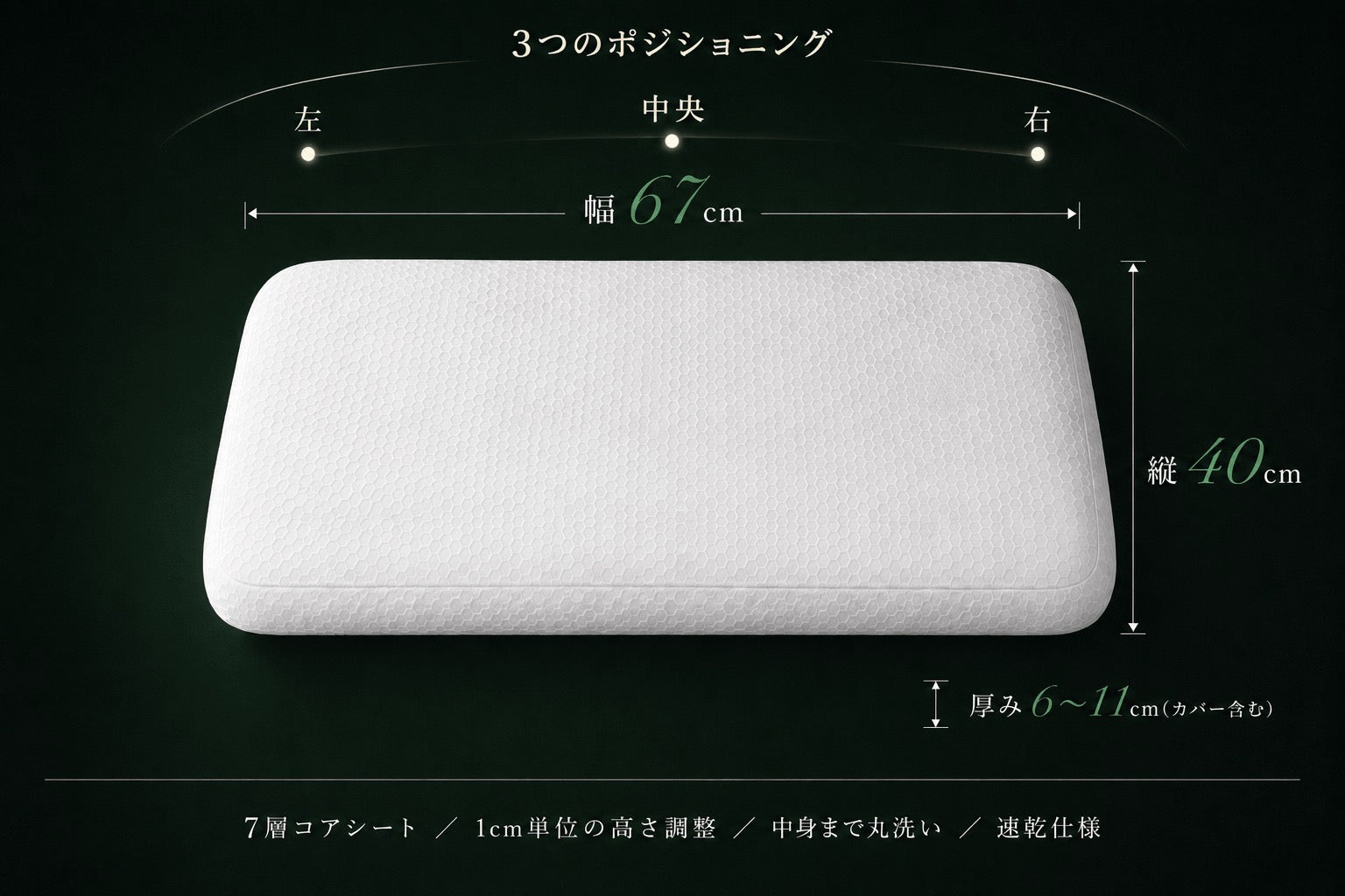 【SUUSTON】スーストン|深い呼吸で深く眠れる枕|睡眠中の空気の通り道を確保|14日間返金保証付