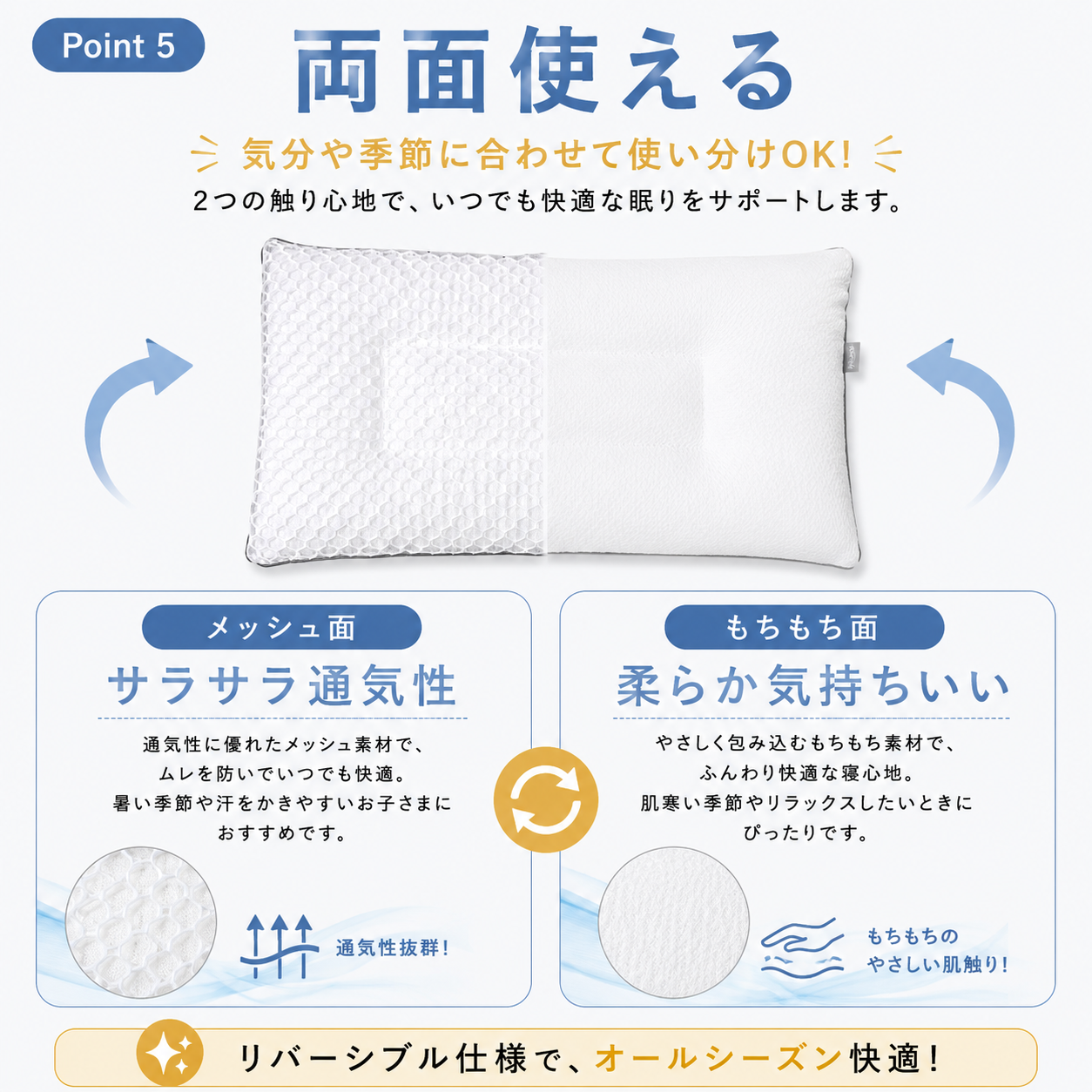 【EsmeraldA】呼吸する小学生のまくら（低学年用・高学年用）｜1位獲得｜14日間返金保証