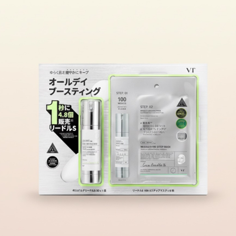 VT 2ステップマスクセット ／美容針初心者でもOK！角質まで導届けるうるおいとキメ【VT】