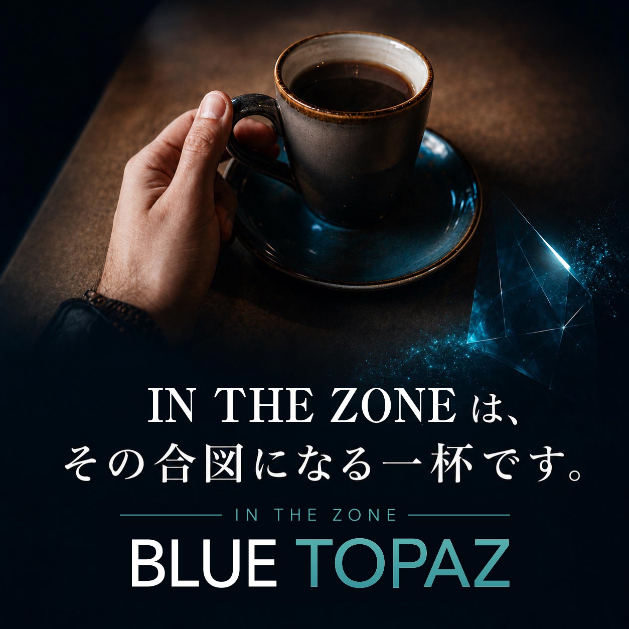 【BLUE TOPAZ COFFEE IN THE ZONE】 BLUE TOPAZ COFFEE IN THE ZONE ブルートパーズ インザゾーン コーヒー豆 500g｜無農薬 自然栽培｜高級アラビカ種 ティピカAA