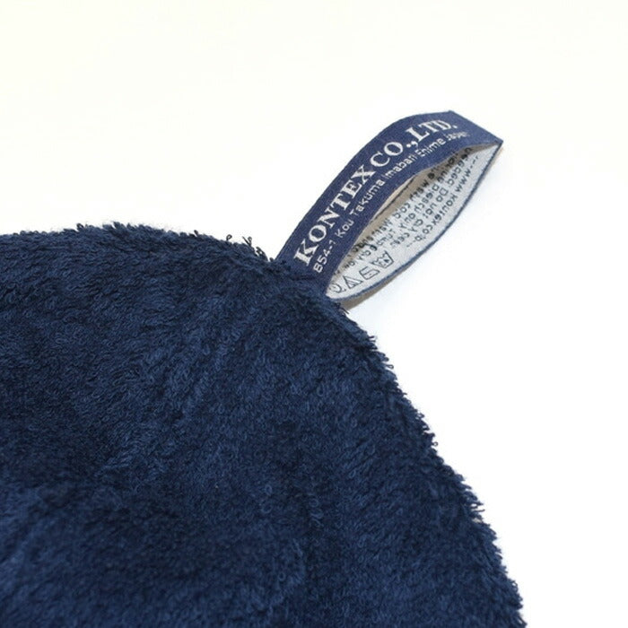 【KONTEX】今治サウナハット POCKET｜鍵や耳栓、小銭が入るボタン付きポケットは意外と便利